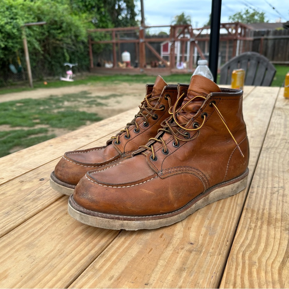Red Wing Classic Moc Toe Brown Leather Men's Boots